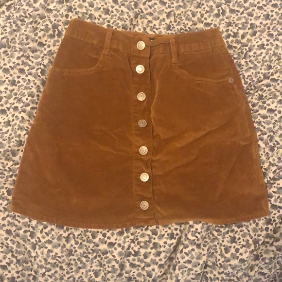 Brandy Melville Corduroy Skirt - Picture 1 of 3